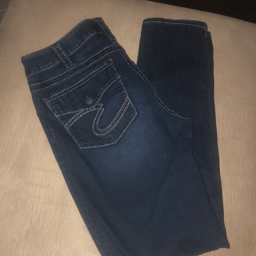 Silver Jegging Jeans